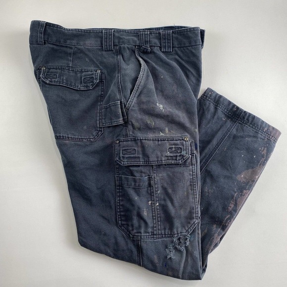 Duluth Distressed Cargo Pants 38x32 Mens Work - Picture 2 of 9